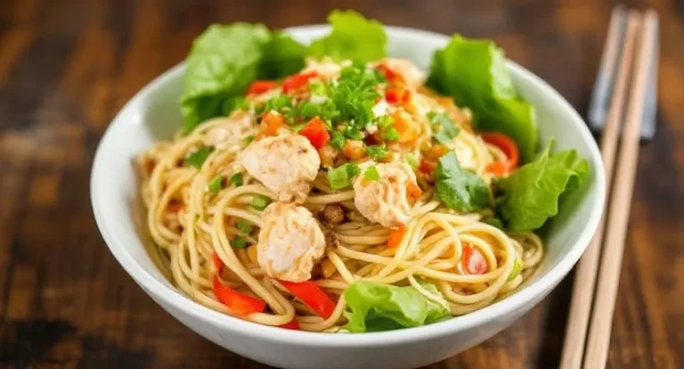 Asian Chicken Noodle Salad