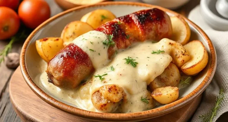 Baked Sausage with Potatoes
