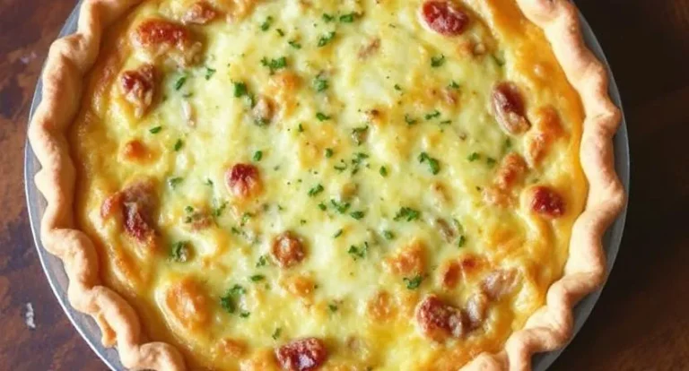 Cheese and Onion Quiche