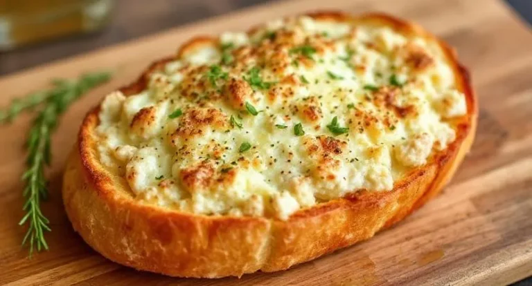 Cracked Crab Cheese Bread