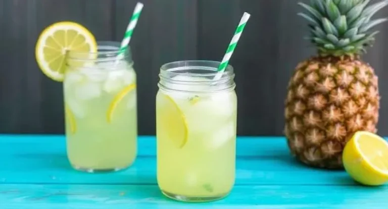 Homemade Pineapple Lemonade