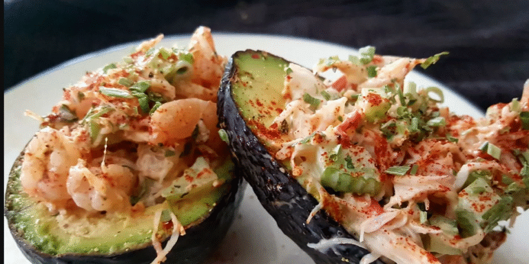Southern USA Crab-Stuffed Avocado