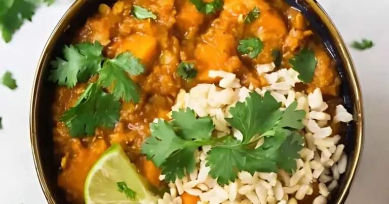 Vegan Lentil and Sweet Potato Curry