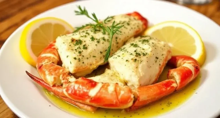 Baked Crab Legs in Butter Sauce