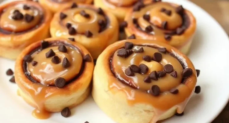 Chocolate Chip Caramel Rolls