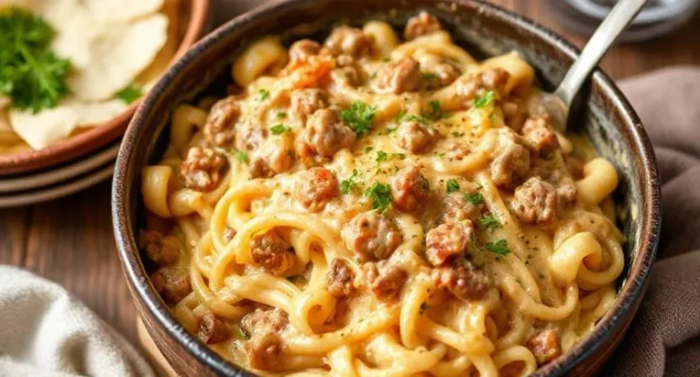 Creamy Beef and Noodle Casserole