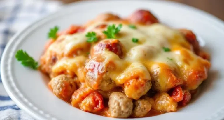Delightful Meatball Casserole