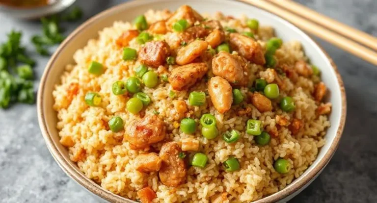 Garlic Chicken Fried Rice