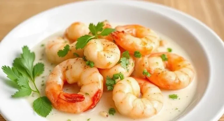 Garlic Shrimp in Coconut Milk
