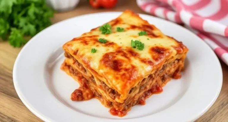 Homemade Easy and Delicious Beef Lasagna