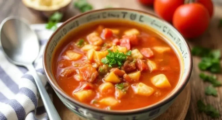 Homemade Hearty Minestrone Soup