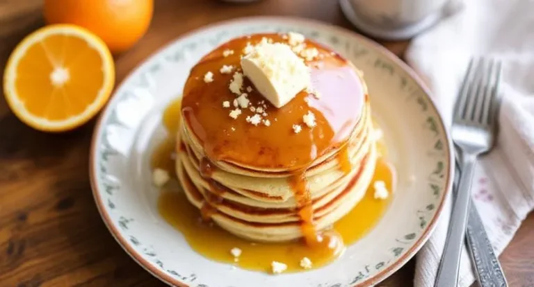 Italian Orange Blossom Pancakes