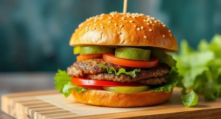 New Zealand Kiwi Burger