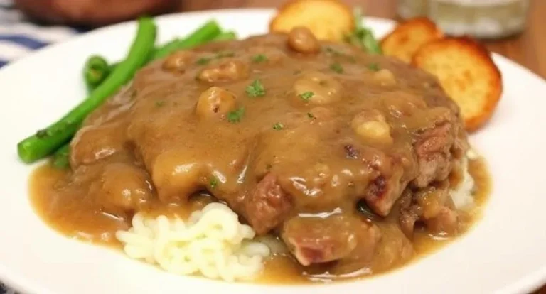 Salisbury Steak with Onion Gravy
