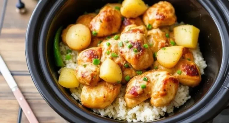 Slow Cooker Hawaiian Pineapple Chicken