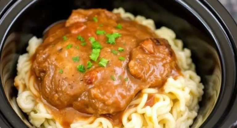 Slow Cooker Salisbury Steak