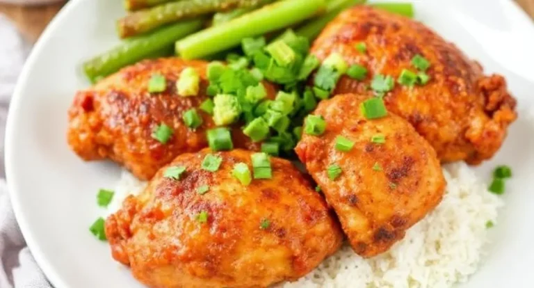Spicy Air-Fried Chicken Thighs
