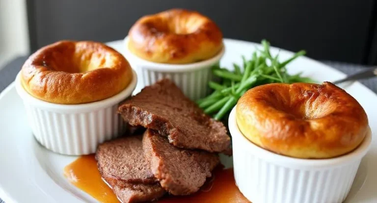 Yorkshire Puddings with Roast Beef