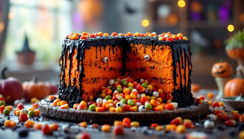 Candy Explosion Cakes