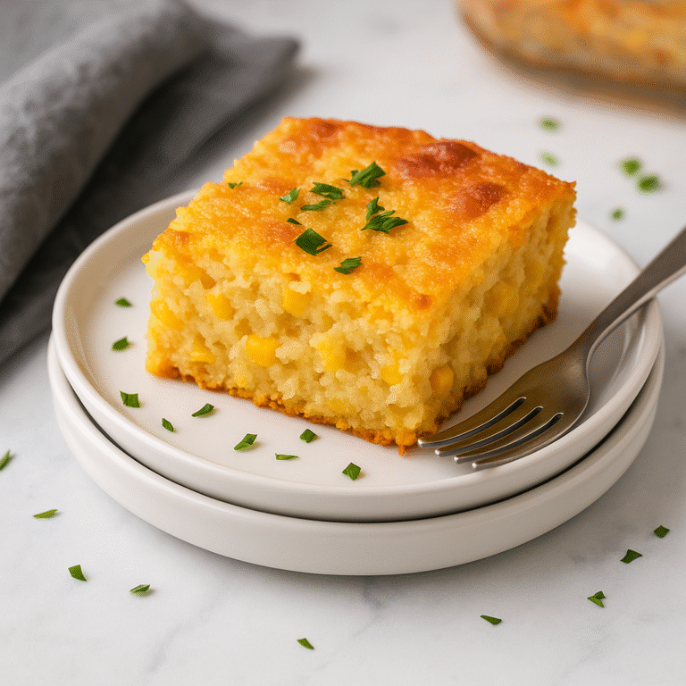 Green Chile Corn Casserole (Cheesy & Creamy)