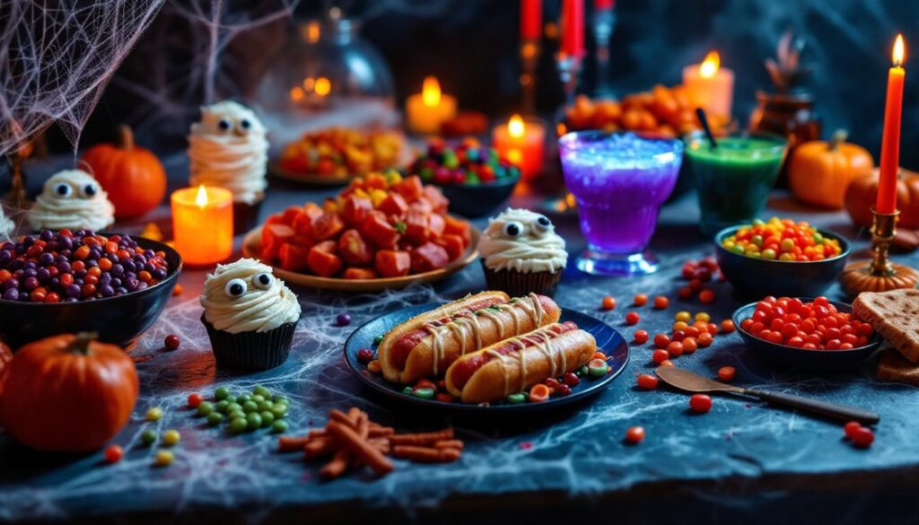 Halloween Party Food Table