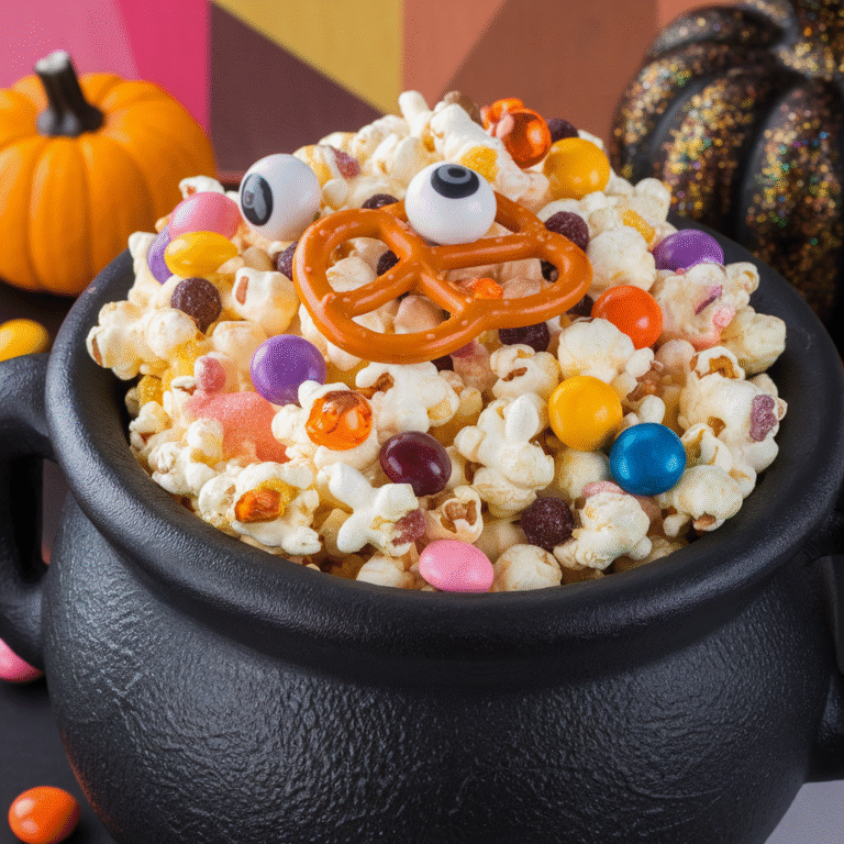 Sweet & Salty Halloween Popcorn Monster Munch You’ll Love