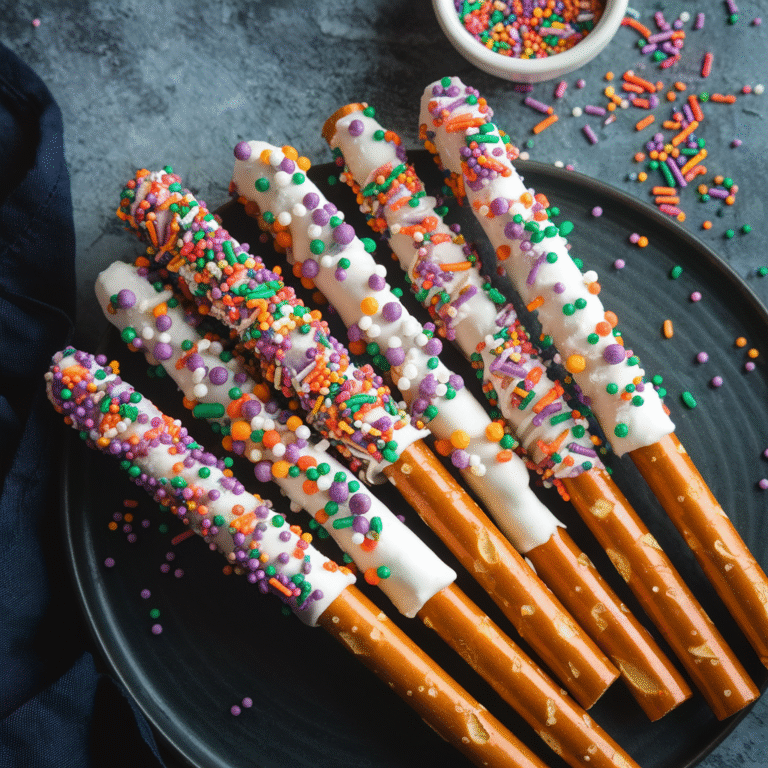 Spooky & Sweet Halloween Pretzel Rods That Everyone Will Love