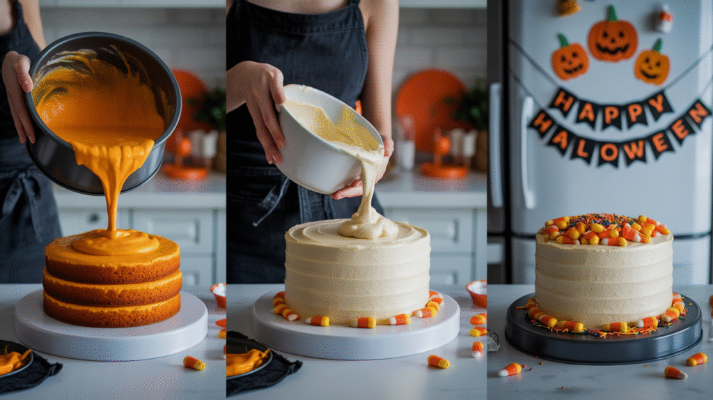 How to Make: Step-by-Step Spooky Halloween Cake