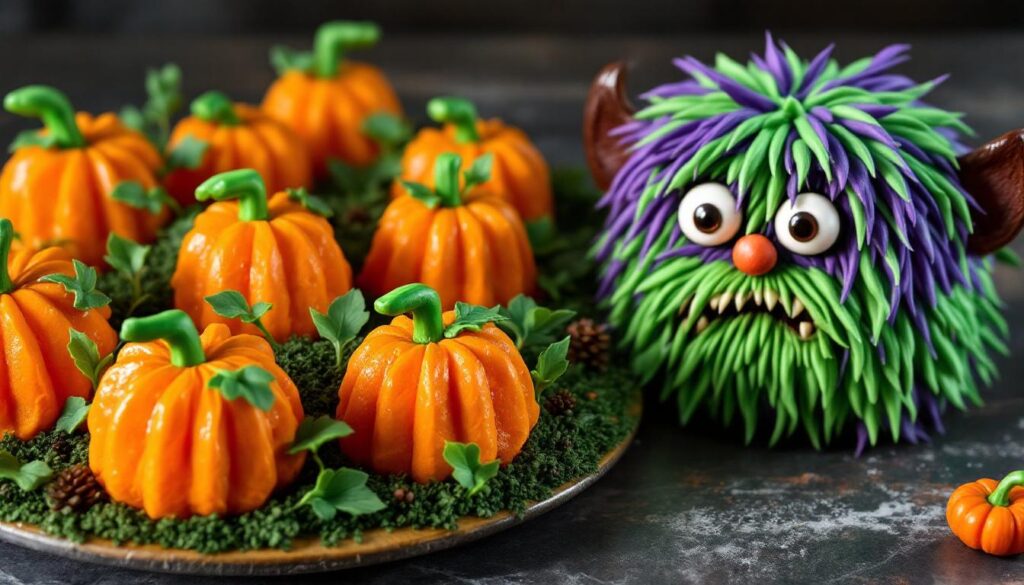 Monster & Pumpkin Patch Cakes