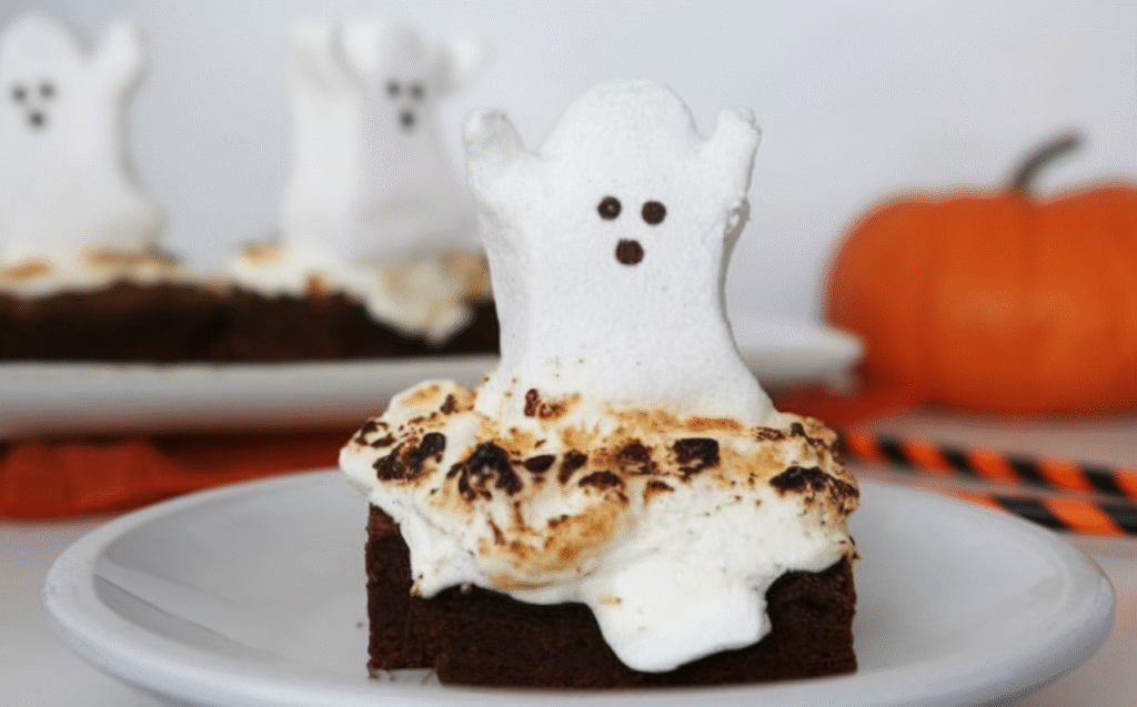 PEEPS Ghost Brownies