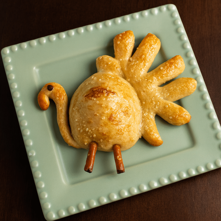 Turkey Shaped Pretzel Dinner Rolls Fun & Festive
