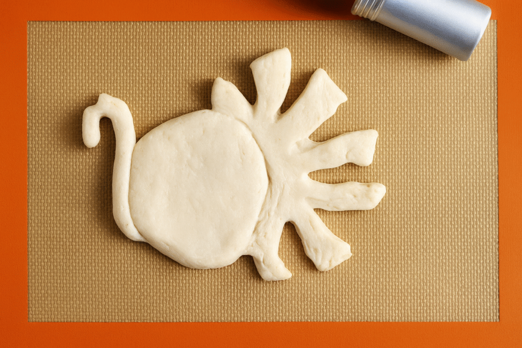 rhodes pretzel turkey prep 3