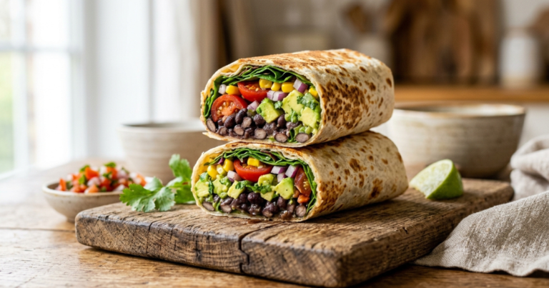 Easy 10-Minute Vegan Burrito Wraps  Delicious and Quick Meal Solution