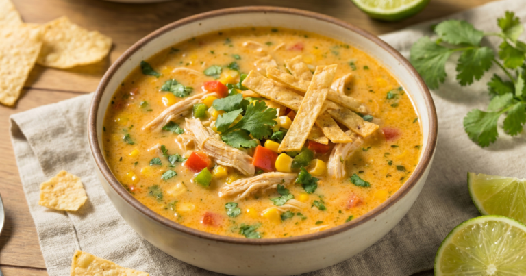 Irresistible Chicken Verde Tortilla Soup Creamy Comfort Bowl