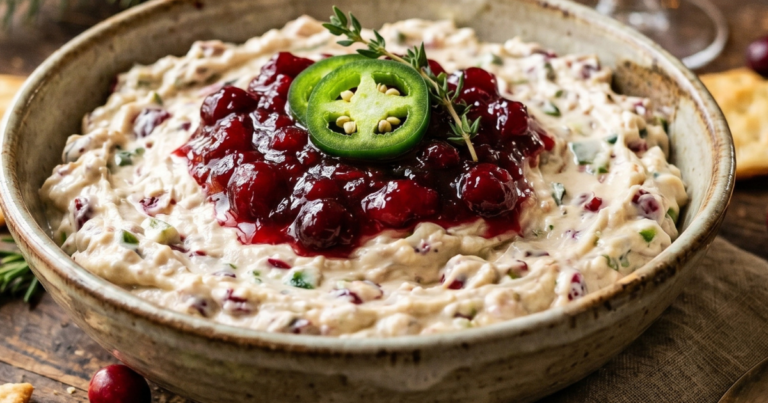 Irresistible Creamy Jalapeño Cranberry Dip for Any Occasion