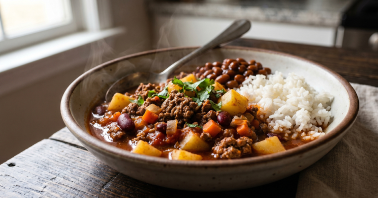 Savory Picadillo and Beans: The Ultimate Comfort Bowl