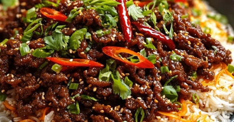 Crispy Chilli Beef Rice  A Perfectly Spiced Fusion for Dinner Delight