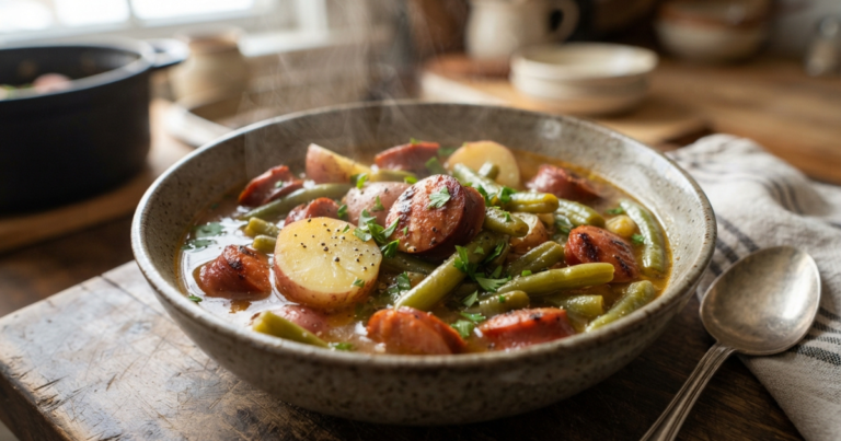 Hearty Slow Cooker Sausage & Potato Dinner: Comfort in a Bowl