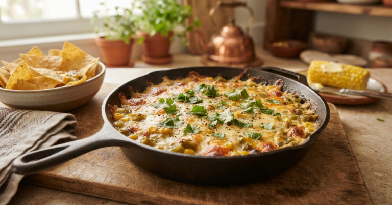 Irresistible Green Chile Corn Dip  Creamy Southwest Comfort