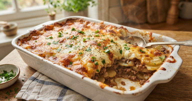 Ultimate Beef and Potato Casserole That Melts In Your Mouth