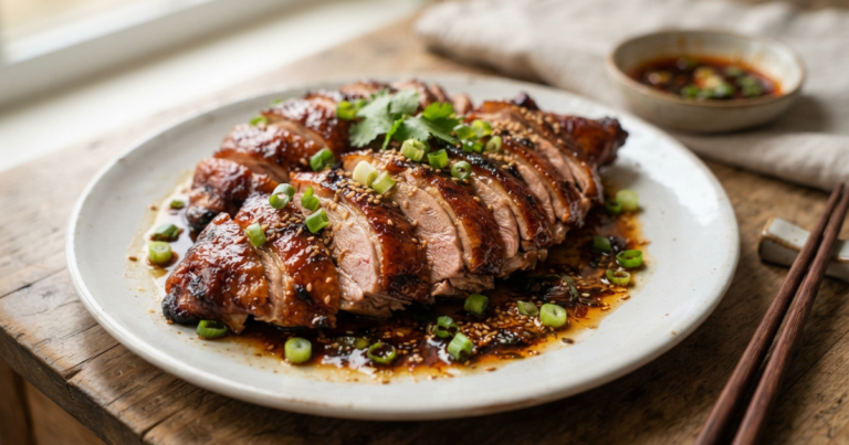 Ultimate Crispy Roast Duck with Soy Glaze