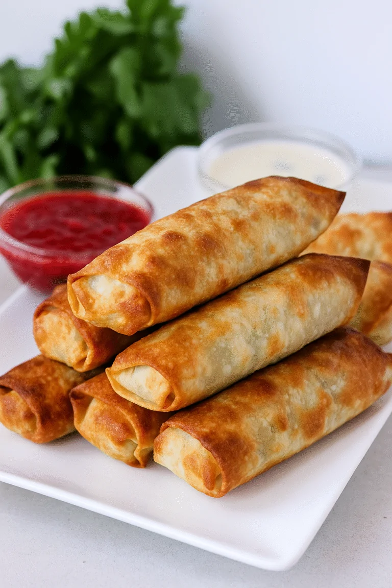 Air Fryer Thanksgiving Egg Rolls Crispy & Delicious