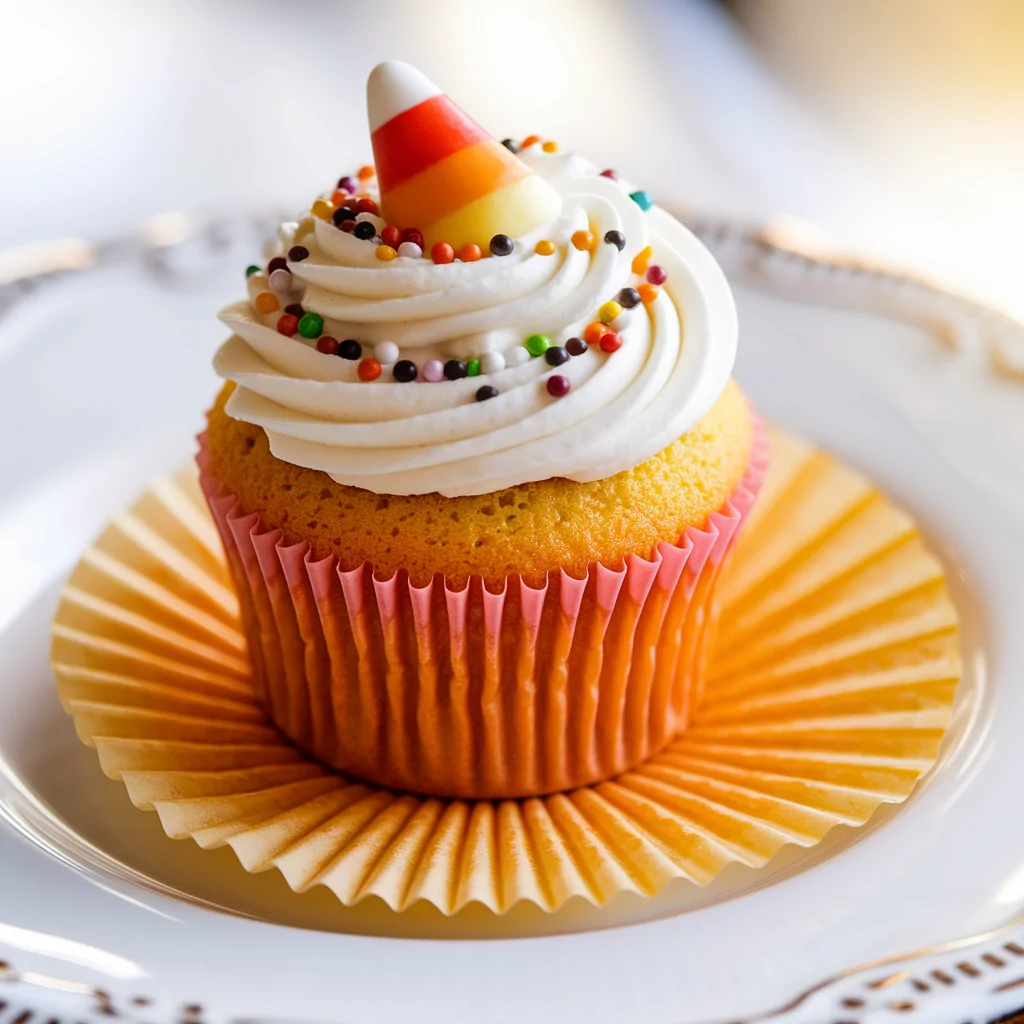 Candy Corn Cupcakes