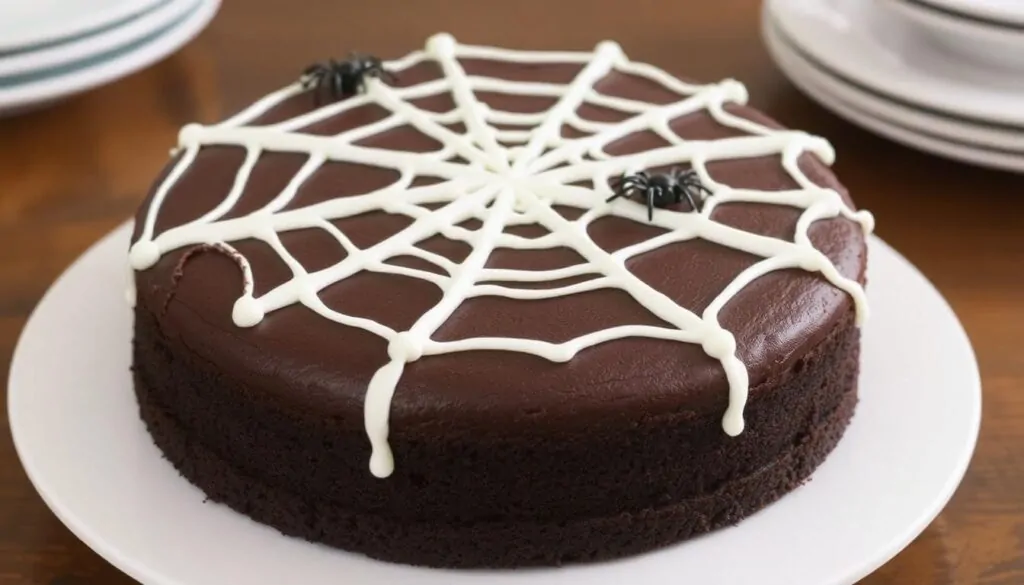 Classic Spider Web Cake