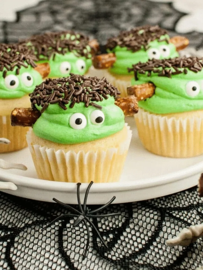 Frankenstein’s Monster Cupcakes