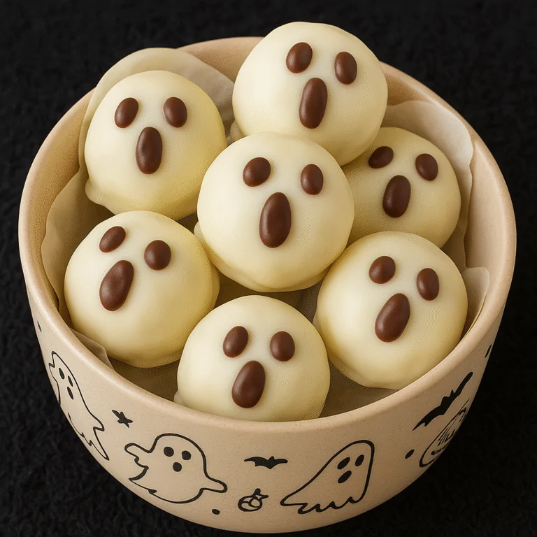 Ghost Oreo Balls Spooky Sweets