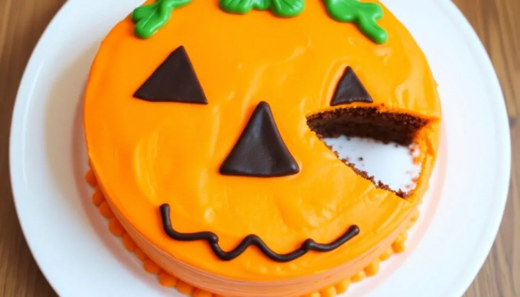 Jack-o’-Lantern Cake
