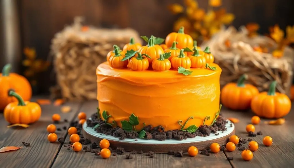 Pumpkin Patch Cake