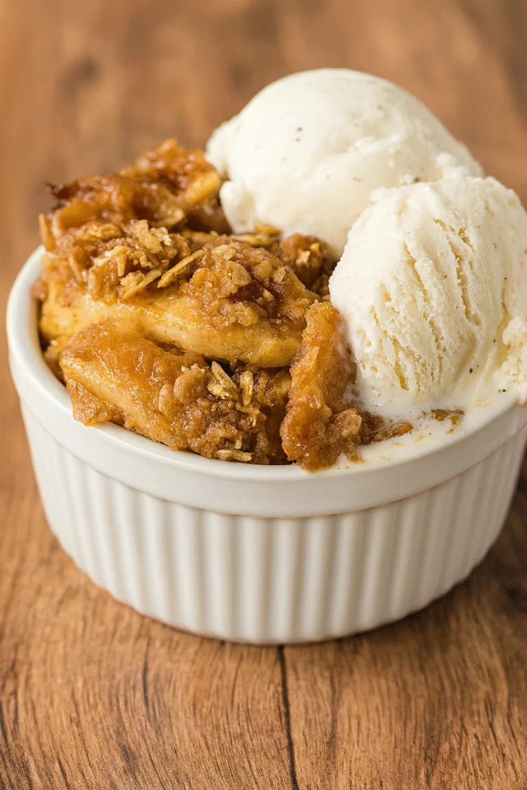 Cozy Slow Cooker Apple Crisp
