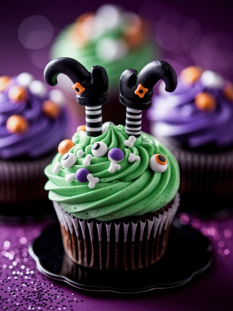 Witch Cauldron Cupcakes